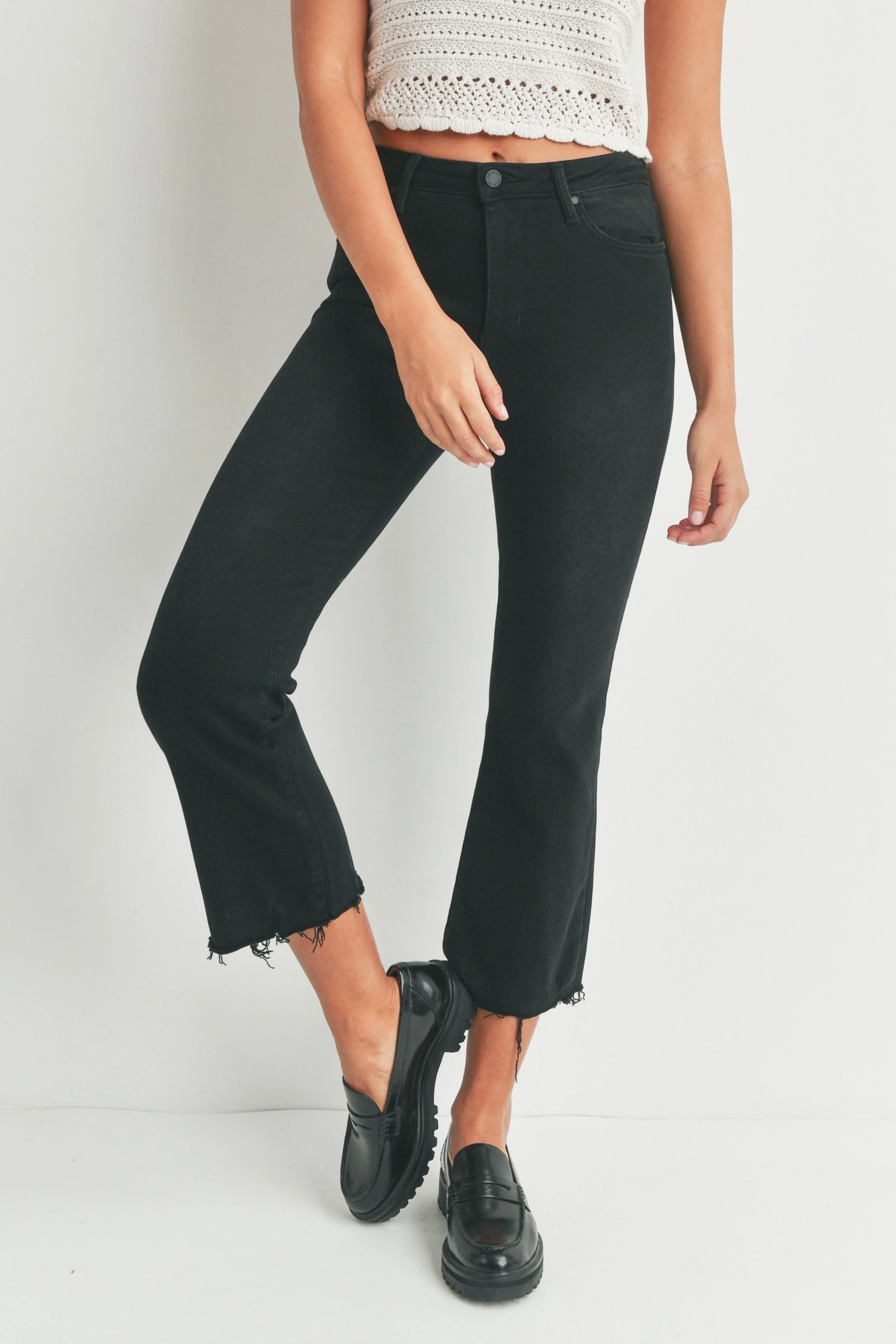 Gabby Cropped Flare Jean - Image 4